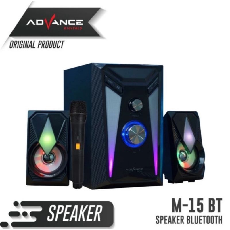 Speaker Karaoke Advance M15BT Plus Mic Wireless Karaoke