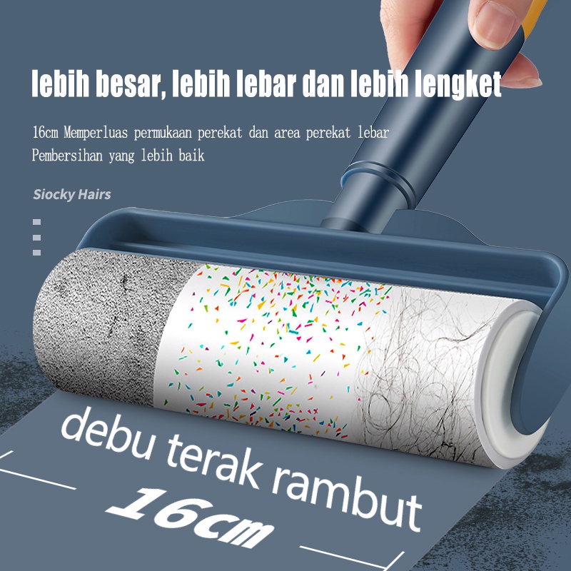 [HOT SALE]TERBARU Perangkat penempel rol  / Pakaian Roller Dust Remover/ Lint Roll Sticky Roll Pembersih Bulu Kucing Debu Dibaju