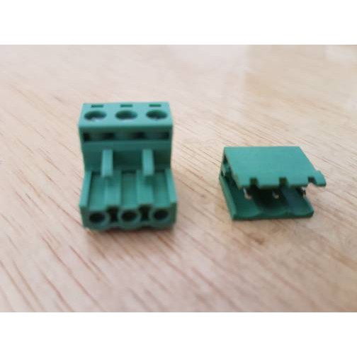 2EDG 5.08 mm 3P lurus Green Terminal 3 pin Block Connector screw 5.08mm