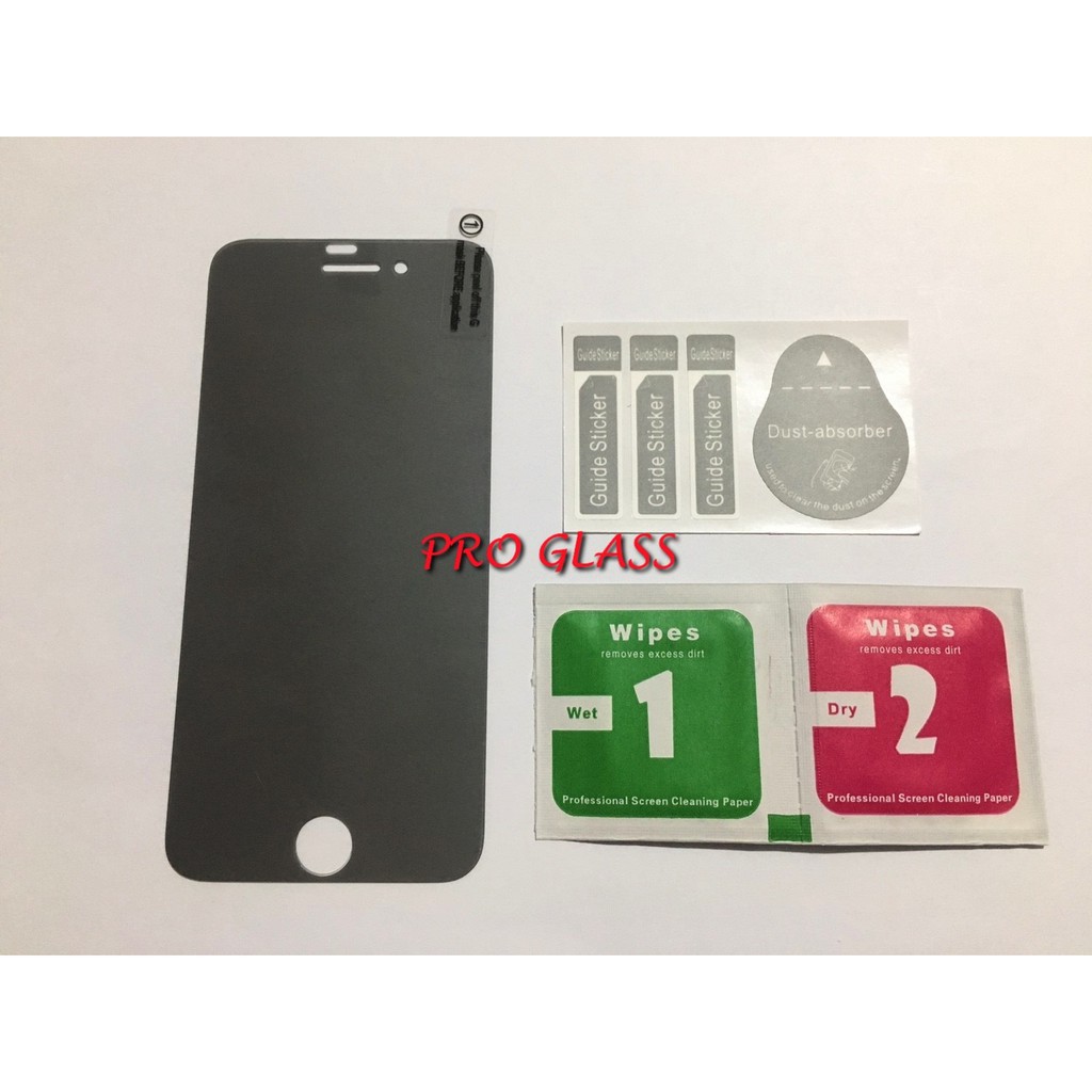 AGSP Iphone 6/6s/6+/6s+/7/SE 2020/7+/8/8+/X/XS Privacy MATTE AntiSpy-Anti Glare Tempered Glass