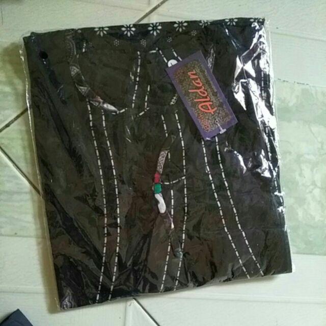 Maura Couple Keluarga Batik Sania Ruffle Batik Couple Sarimbit