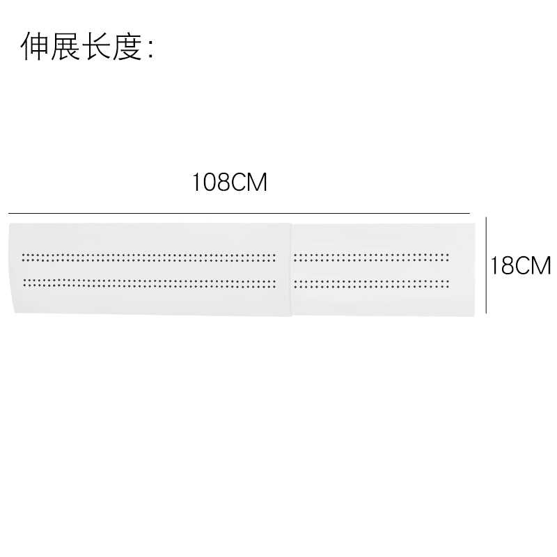 Cover Angin AC Adjustable Windshield Deflector 108x18cm / Talang Reflektor Angin Ac Akrilik Rumah / Alat Talang Akrilik Cover Penahan Angin Ac / Reflector Ac / Cover Ac Rumah / Penahan Hembusan Angin Ac / Air Screen Cover / Penutup Ac Anti Angin Murah Ori