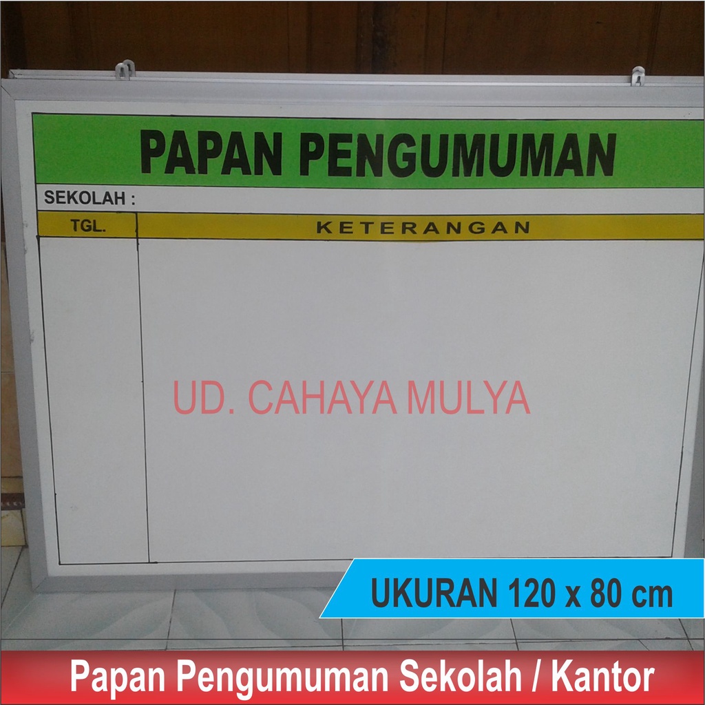 

Papan Pengumuman Tempel dinding