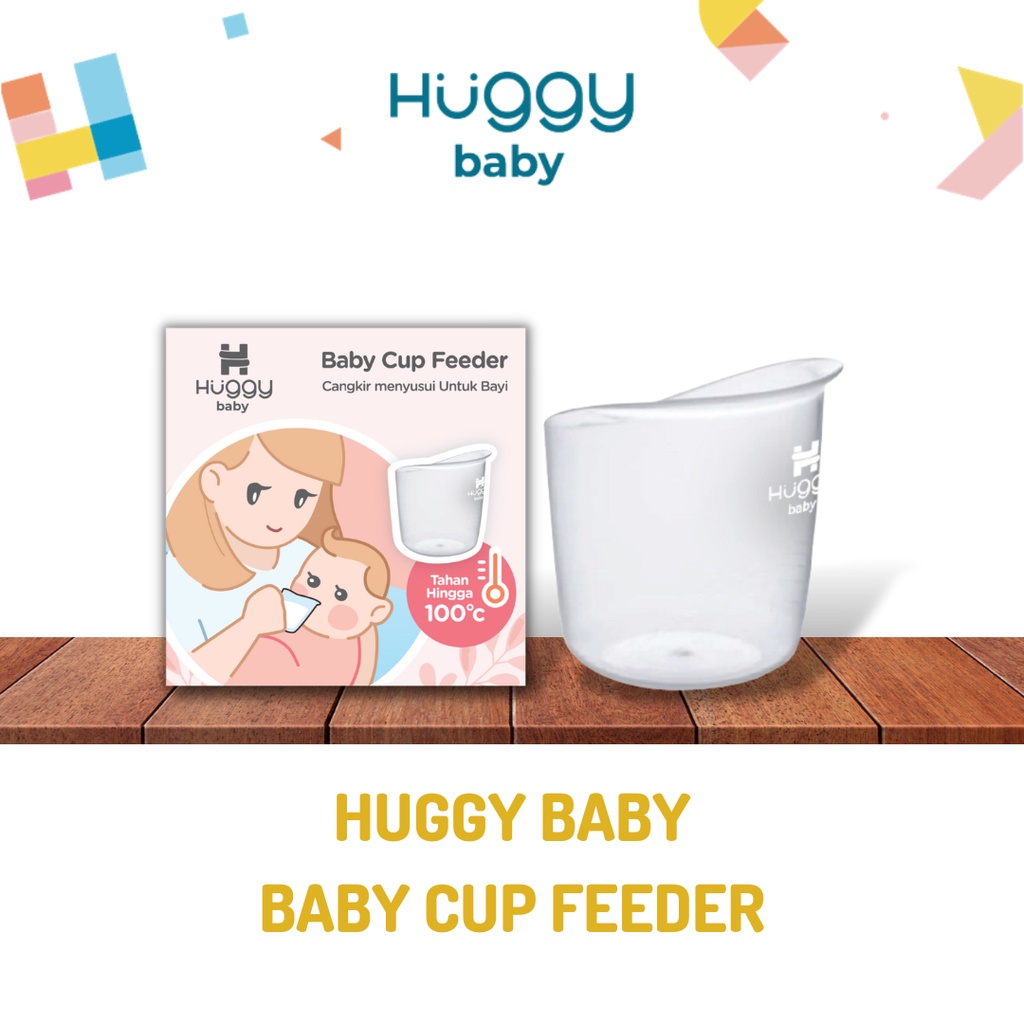 Huggy Baby FD001 Baby Cup Feeder | Gelas Sloki Cangkir Bingung Puting ASIP