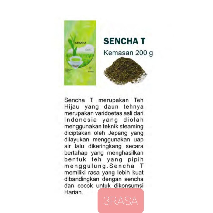 

TEH-DAUN- SENCHA OCHA JAPANESE GREEN TEA TEH HIJAU 200GR -DAUN-TEH.