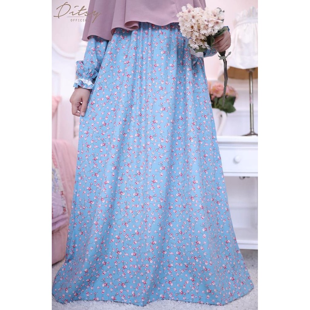 DITSY ACRASIA DUSTYBLUE NIGHTGOWN (FEBRUARI 2021)
