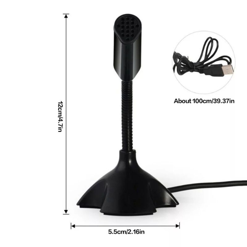 Mic Condenser USB Mikrofon Gaming