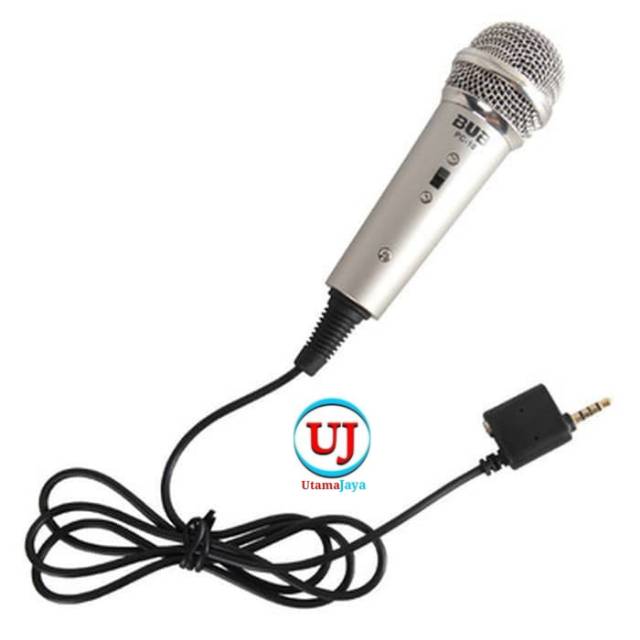 Microphone Condenser BUB 3.5mm 2input Smartphone PC-10