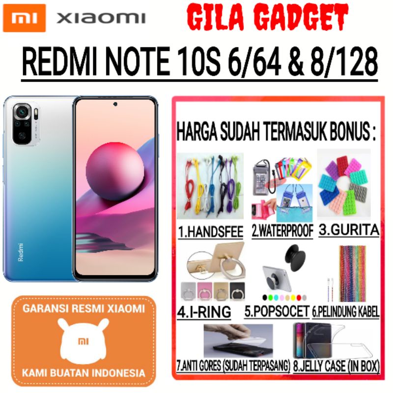 XIAOMI REDMI NOTE 10S RAM 6/64GB &amp; 8/128GB