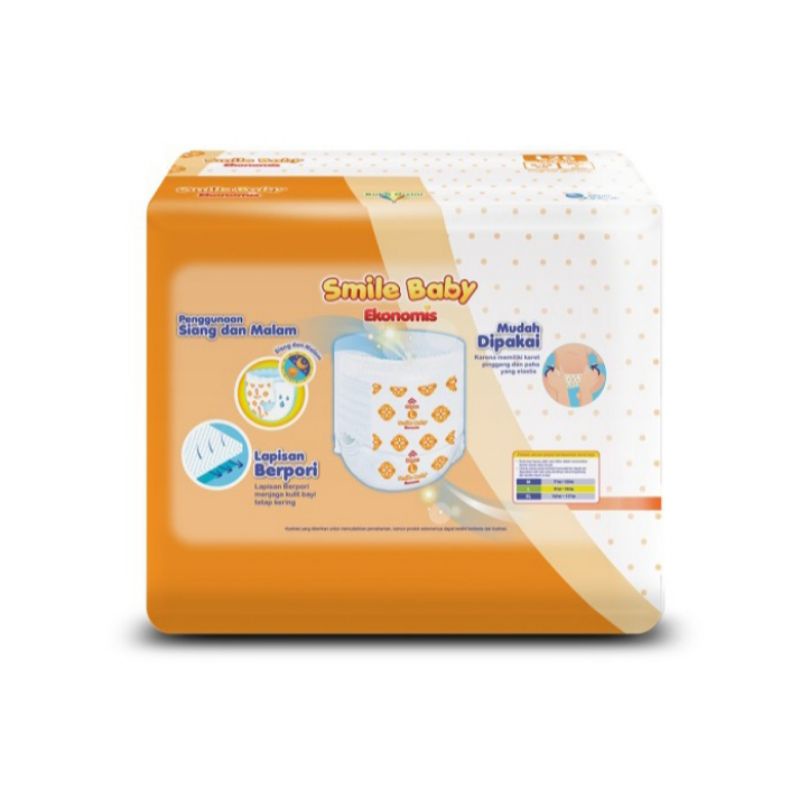 Popok Bayi Goon Ekonomis Smile Baby Tipe Celana L26 L 26 Unisex