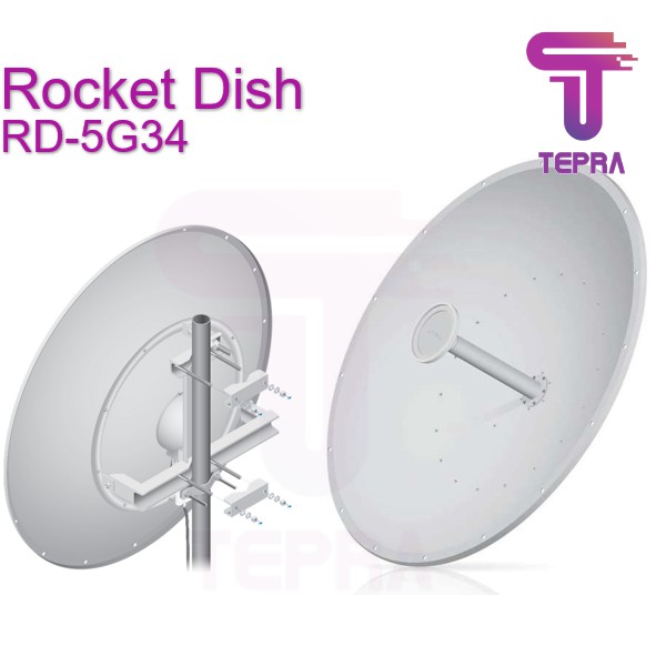 Ubiquiti RD-5G34 Rocket Dish 5GHz 34dBi