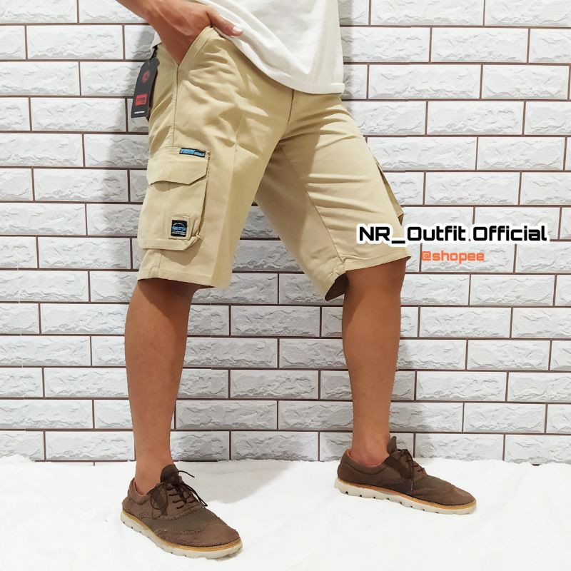 Celana Cargo Pendek Pria Kempol Cowok Outdoor Pendaki Bahan Chinos Tactical NR_Outfit Official COD