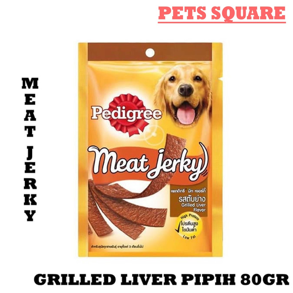 PEDIGREE MEAT JERKY PIPIH GRILLED LIVER 80GR