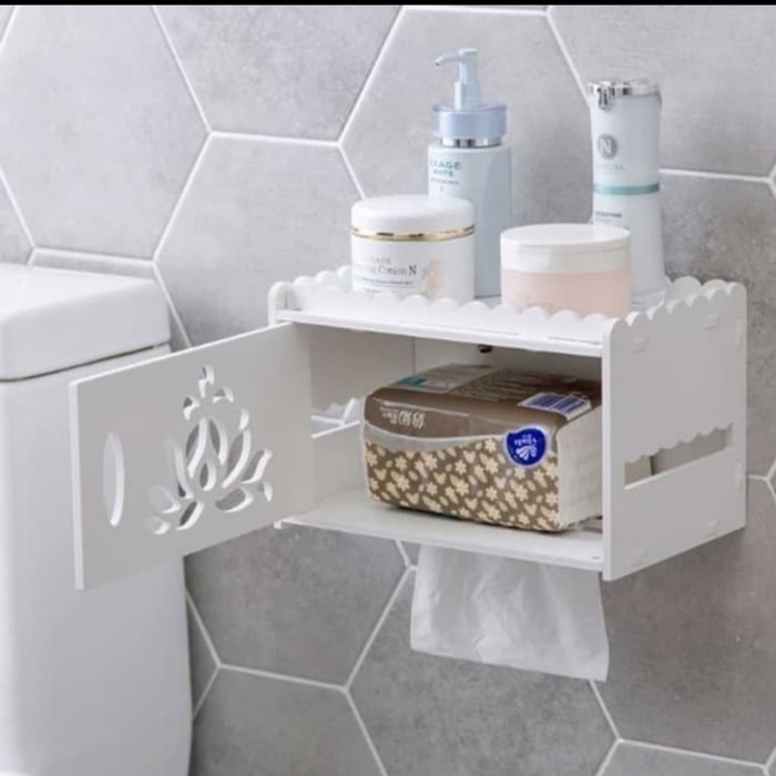Tempat Tisu Toilet Tempel Dinding / Tempat Tisu Dapur / Tempat Tissue