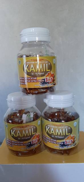 Habbatussauda Kamil 3 in 1 (Jinten Hitam+Zaitun+Propolis) - Herbal Habbatussauda 3 in 1-  Kamil 3in1