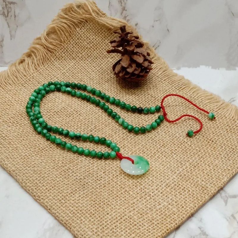 Kalung Batu Giok China Bandul