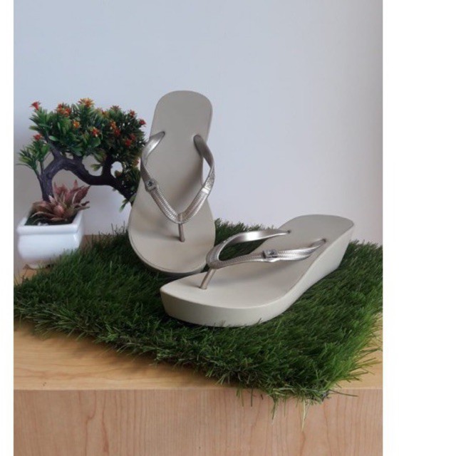 Popits Wedges 5 cm Sand Gold size L (size 40) Sandal Popits Original