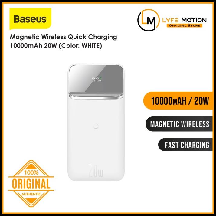 Powerbank Baseus Magnetic Wireless Quick Charging 10000Mah 20W