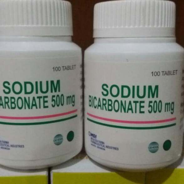 WTL Sodium Bicarbonate 500mg ( Bicnat ) isi 100 tablet ftod621