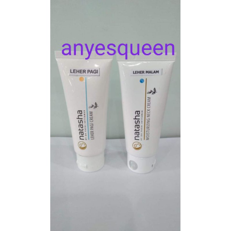 Natasha skincare cream leher malam dan pagi