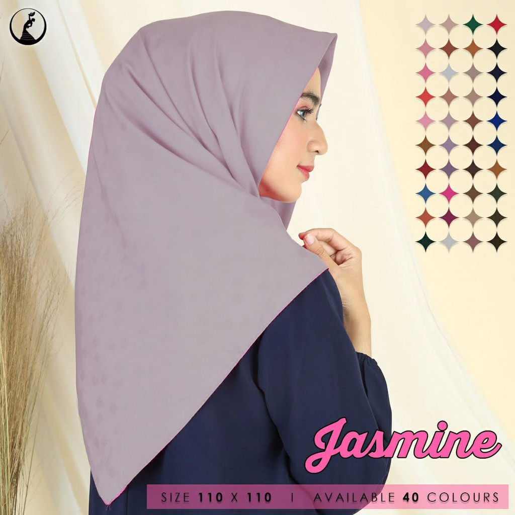 JILBAB SEGIEMPAT JASMINE POLOS SCARF HIJAB KERUDUNG SEGI EMPAT MURAH COCOK DIJUAL LAGI