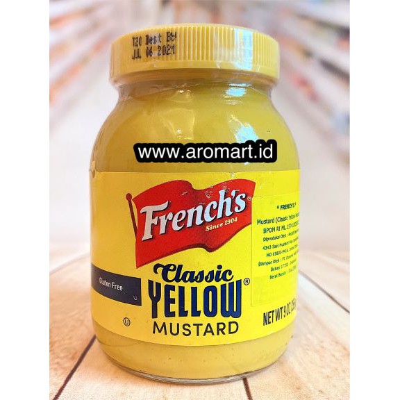 

French Classic Yellow Mustard (Harga belum termasuk bubble-wrap!) - 235 g