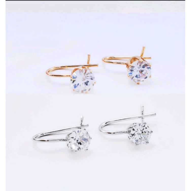 ANTING TITANIUM DESI WANITA PERMATA SATU