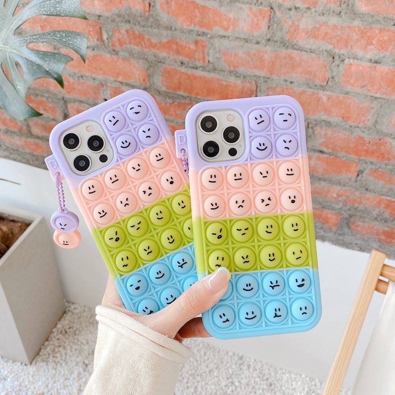 VIVO V23 5G Y20 Y20s Y12s Y20sg Y50 Y30 Y30i Y19 Y95 Y93 Y91 Y17 Y15 Y12 Y11 Y12i Y91c Y1s Y81 Y69 V20se S1 V15 Pro V11 V9 V7 V5 Plus V5s Pop it Soft Case Lovely Smile Face-3