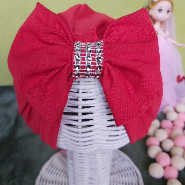 Turban Pita Diamond / Turban Bayi Lucu / Turban Anak / Ciput Anak Perempuan Premium