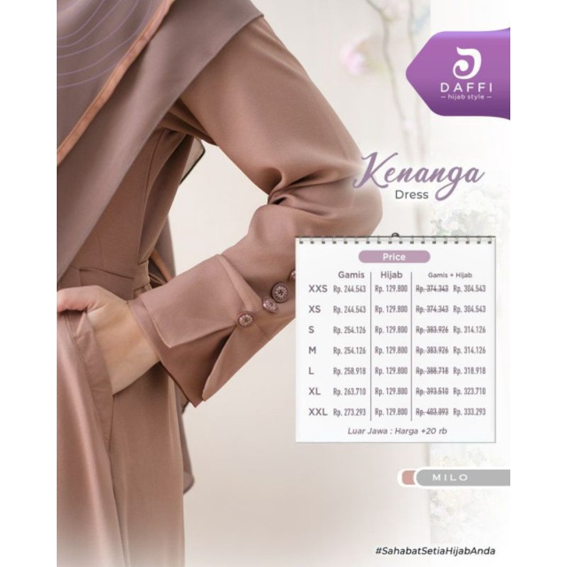 Kenanga Dress Milo XL