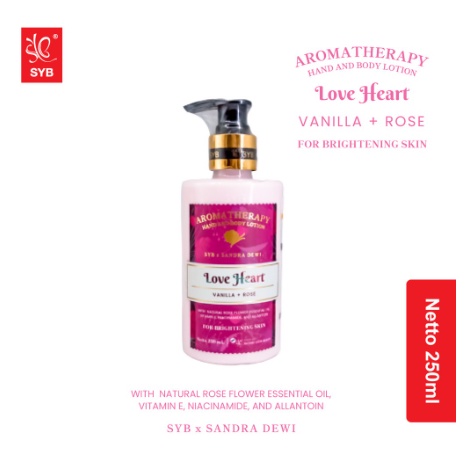 SYB Body Lotion |Shower Gel Scrub Love Heart 250 ml