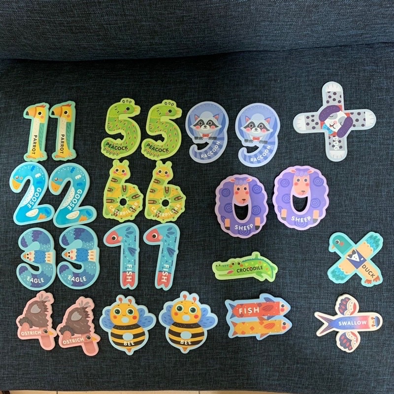 gwiz multifunction letter number magnet mainan edukasi anak