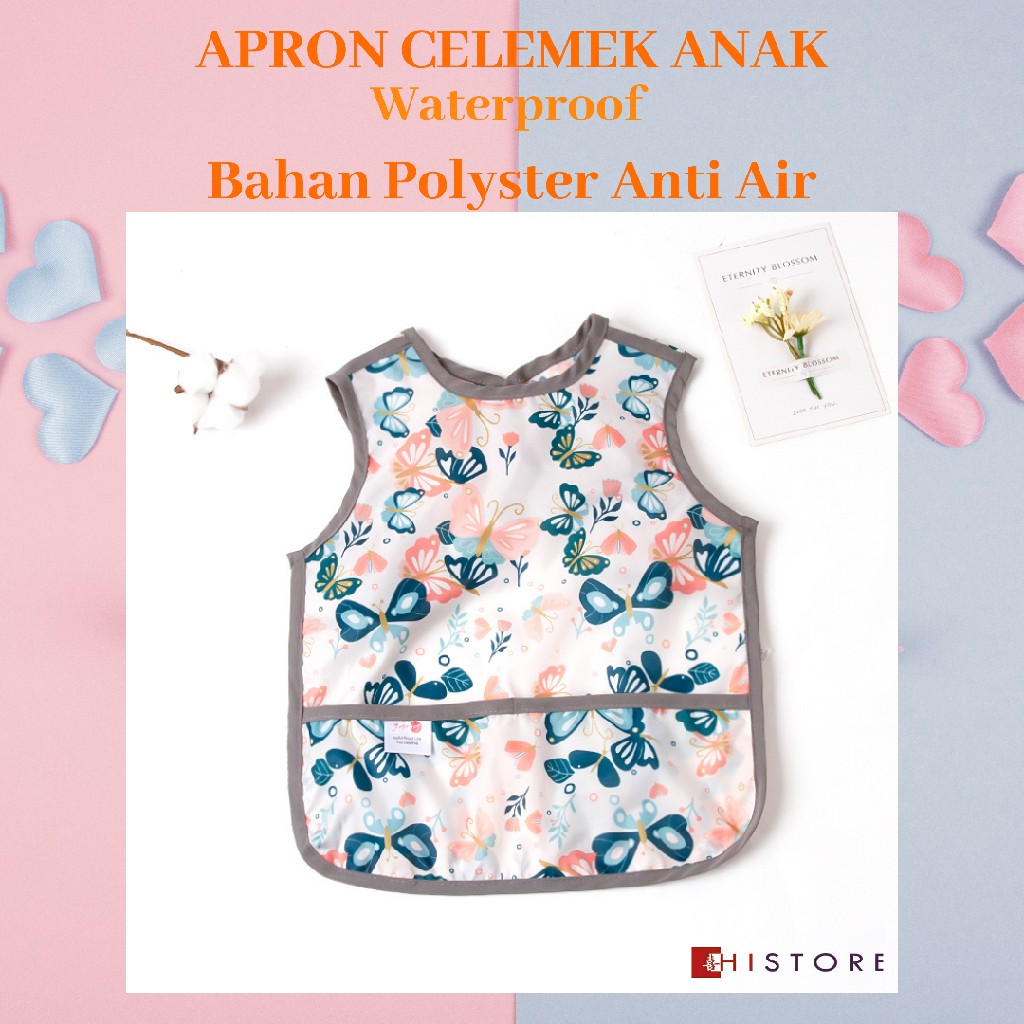 APRON CELEMEK BAYI POLYESTER FABRIC TAHAN AIR BAHAN SUPER PREMIUM