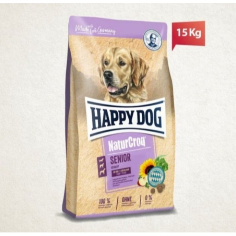 Happy Dog Naturcroq Senior 15kg - Makanan Anjing Dewasa