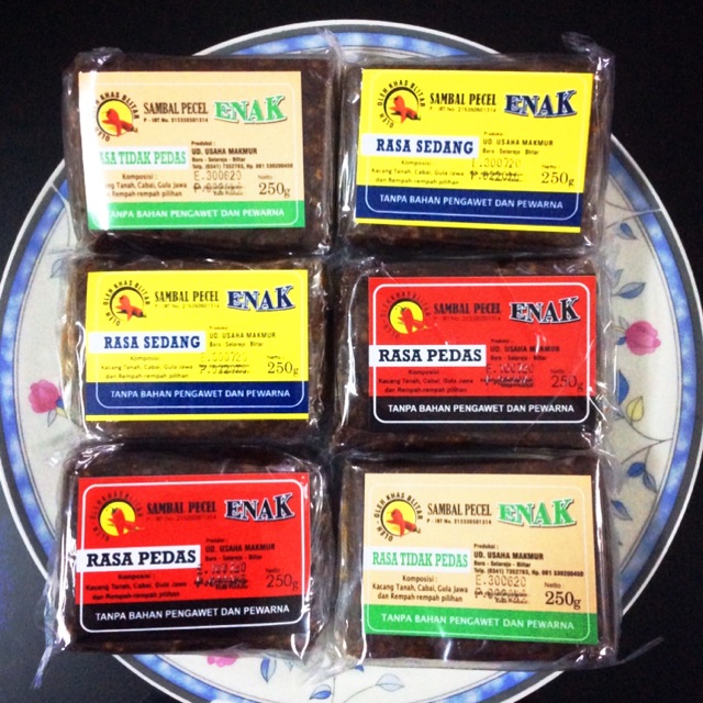 

Sambal Pecel "Enak" Asli Blitar, Tanpa Bahan Pengawet dan Pewarna