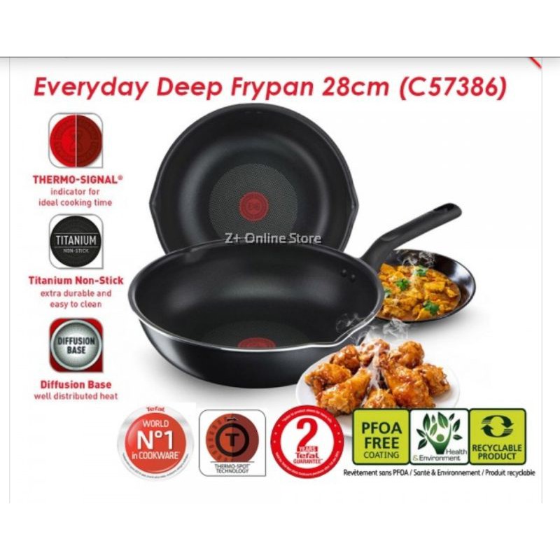 Tefal Everyday Cooking Deep Frypan 28cm (CP 509.000)