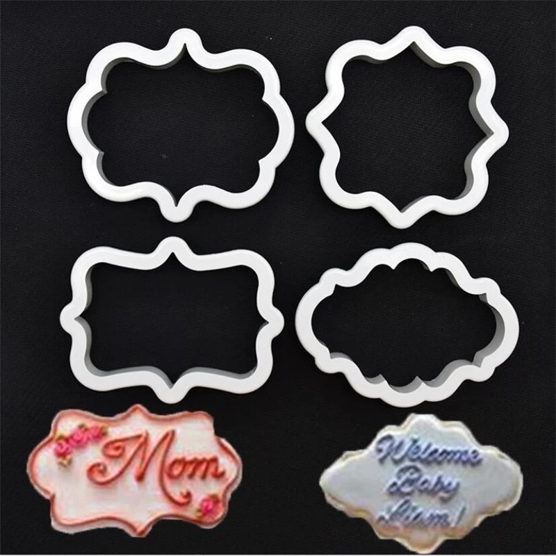 4Pcs/Set Creative Cookie Cutter/Fondant Mould/Candy Biscuit  Molds for DIY Baking Cake Decorating