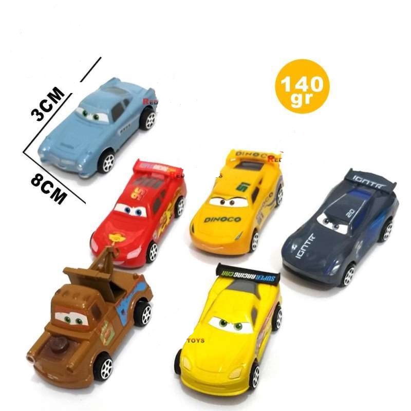 Mainan Anak Mobil McQueen Set isi 6 pcs - 5469K6