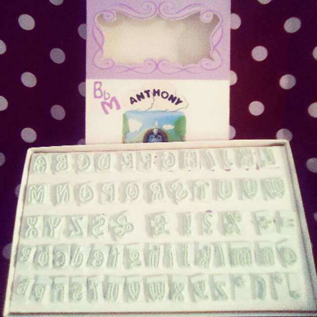 Cetakan Huruf Fondant terbaru,fondant tools