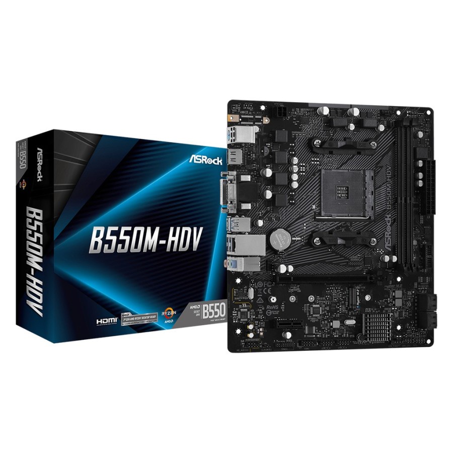 ASRock B550M HDV B 550M HDV AMD Socket AM4 DDR4 USB 3.2 SATA3