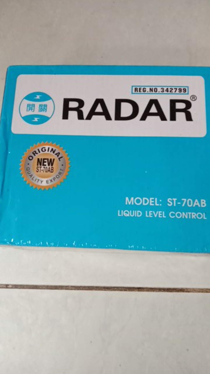 1 Set | Pelampung Air Radar St-70ab Biru / Toren Otomatis / New Clear St70ab