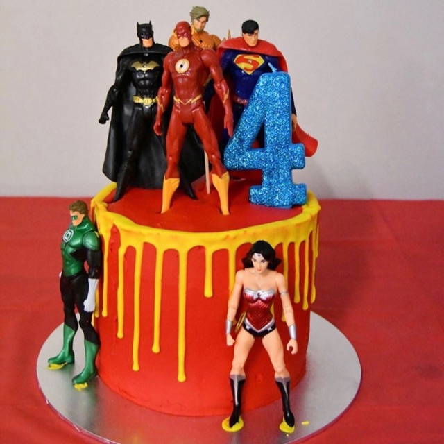 Jual Kue Ulang Tahun Karakter Superhero/Custom Birthday Cake Anak Cowok