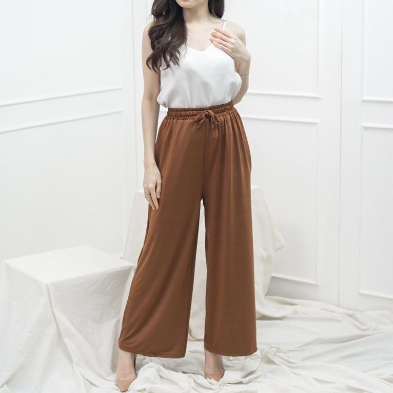 Kulot Jersey Uniqlo Bahan Jersey Ori Premium Import ( Ready Jumbo ) Bisa Buat Ibu Hamil Celana Kulot