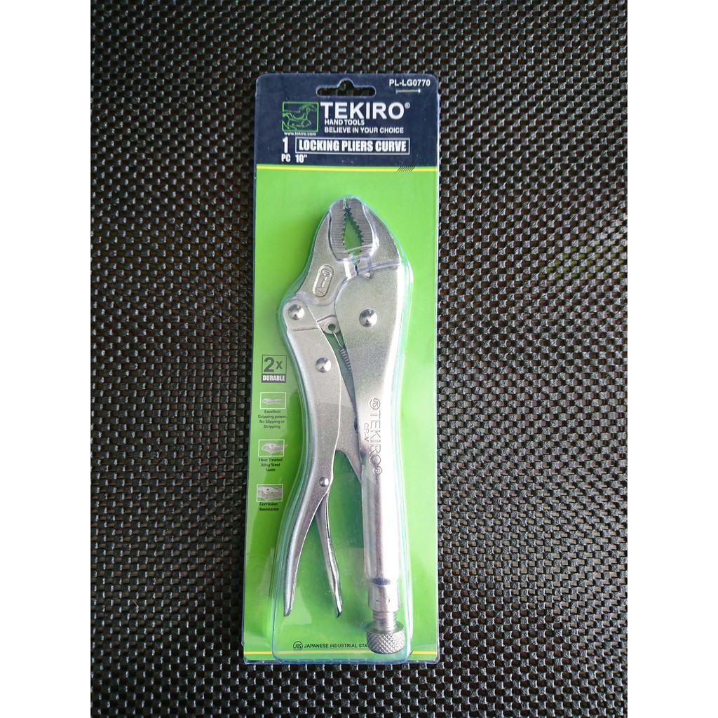 TEKIRO Tang Buaya Bengkok 10 Inch - Tang Jepit TEKIRO