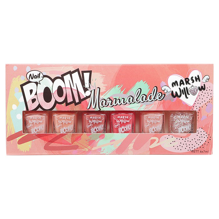 Marshwillow Nail Boom MARMALADE Series Nail Polish / Cat Kuku / Kutek by NATASHA WILONA