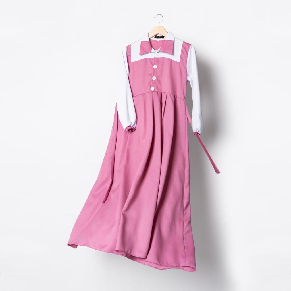 MIDI DRESS AISYAH / GAMIS OVERALL / BAJU MUSLIM WANITA MURAH / GAMIS REMAJA - DEWASA / GAMIS PEREMPU