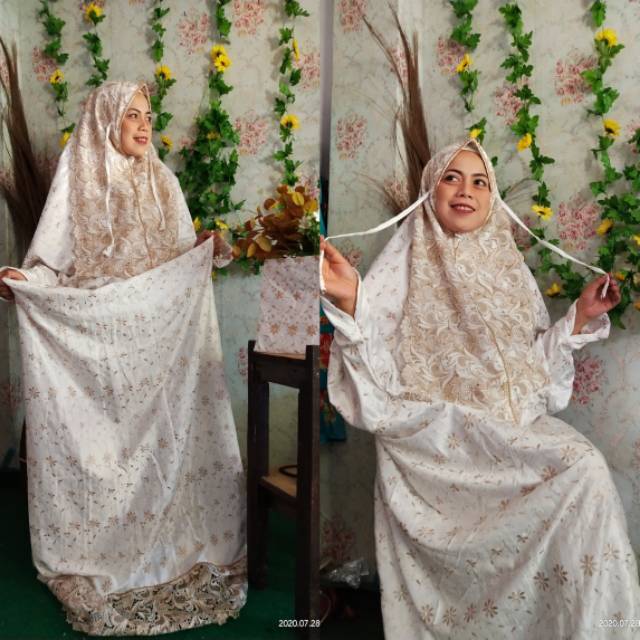 Mukena terusna prada mutiara | Shopee Indonesia