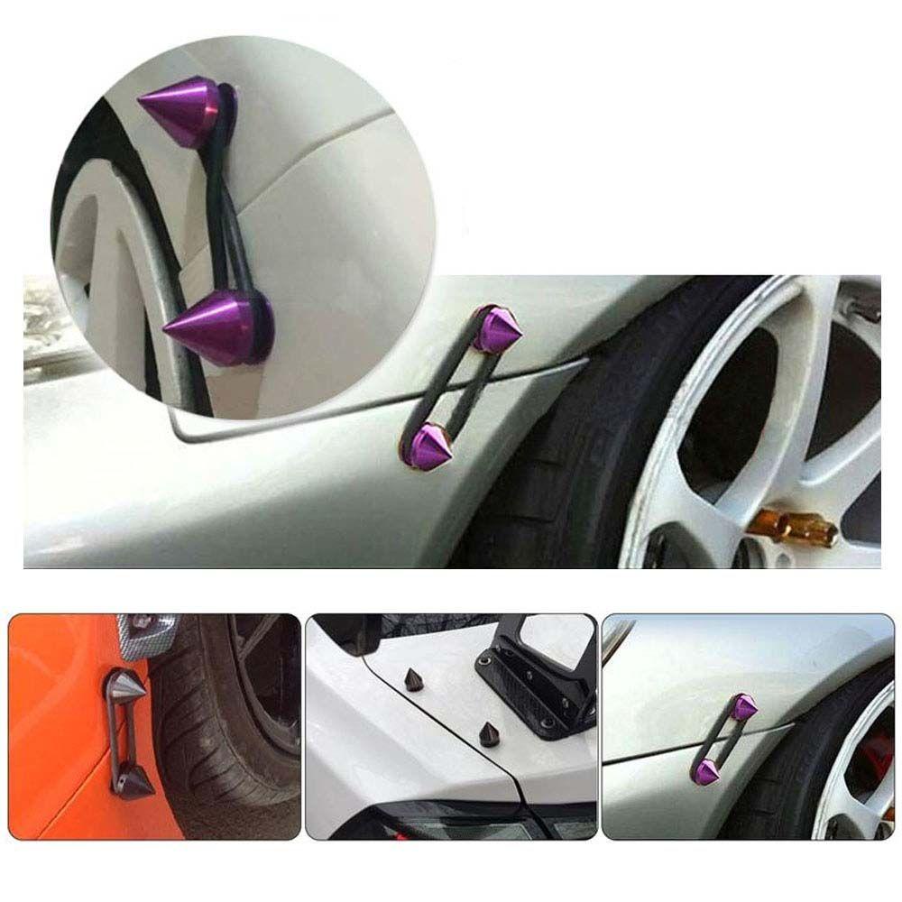 Lanfy Pengencang Aluminium Universal Bumper Depan Mobil Mur Bulat Baut Pengait Tutup Lancip Quick Release Fastener Kit