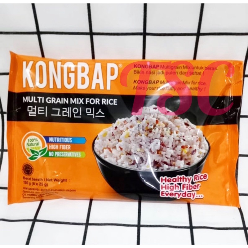 

Kongbap Multi Grain Mix For Rice / Kongbap MultiGrain Mix / Original / 150gr