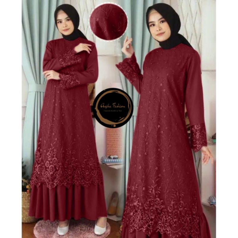 GAMIS BROKAT PESTA JUMBO PARAMITA BEST SELLER GAMIS BISA 